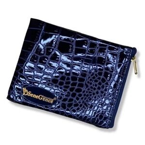 SeneGence LipSense Crocodile Snake Makeup Purse Pouch Case Holder w/ Mirror